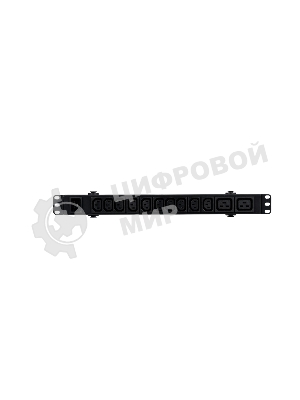 БРП Systeme Electric Uniprom, базовый, 1U, 240В, 1Ф, 16A, 10xC13 2xC19, 2м кабель, IEC320 C20
