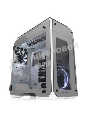 Компьютерный корпус Thermaltake View 71 TG Snow CA-1I7-00F6WN-00 White/Win/SPCC/Tempered Glass*4/Color Box/Riing 140мм White Fan*2