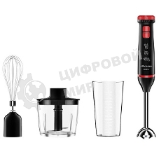 Блендер АКСИНЬЯ КС-307В черный с красным: 1000Вт, нож из нерж. стали,2 скорости,
