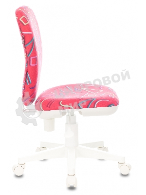 Кресло детское Бюрократ KD-W10 малиновый Sticks 05 крестовина пластик пластик белый