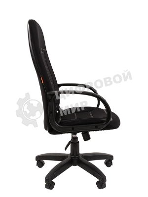 Кресло Chairman 727 черный, ткань, 120 кг