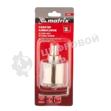 Сверло алмазное Matrix по керамограниту, 38 х 67 мм, 3-гранный хвостовик