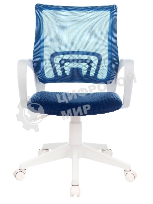Кресло Бюрократ CH-W695NLT TW-05N TW-10N темно-синий, сетка/ткань, 120 кг, механизм качания