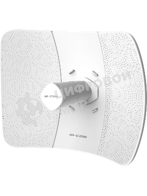 Наружный радиомост IP-COM iLBE-M5 большой дальности действия, 5 ГГц, до 433 Мбит/с, IP64, 1х23dbi, 1х100 Мбит/с, PoE