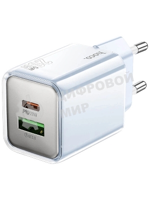Сетевое зарядное устройство Hoco N46 Glorious 20W 3A (PD) синий