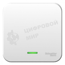 Выключатель 1-кл. ОП Blanca (сх.1) 10А 250 В изол. пласт. с подсветкой белый SchE