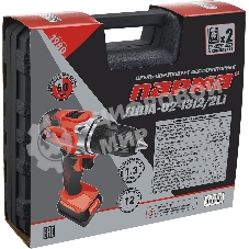 Дрель-шуруповерт Парма ДША-02-1312/2Li, 12 В, 1.3 Ач, 22 Нм, щеточный