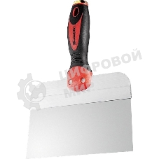 Шпатель Matrix фасадный из нержавеющей стали, 300 мм, двухкомпонентная рукоятка, широкое полотно