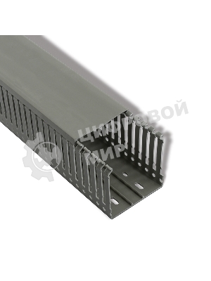 Кабель-канал Rexant перфорированный самоклеящийся 60х60 серый (паз 5мм, зуб 7мм с отв.)