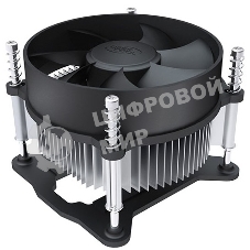 Кулер для процессора DEEPCOOL CK-11508 PWM черный, 92 мм, алюминий, 2200 об/мин, 30.1 дБ, 4 pin, 65 Вт, 70 мм