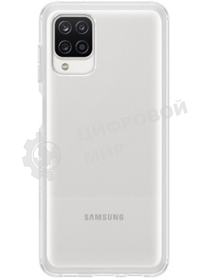 Чехол (клип-кейс) Samsung для Samsung Galaxy A12 Soft Clear Cover прозрачный (EF-QA125TTEGRU)