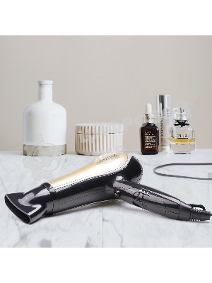 Фен Galaxy GL 4316 черный/золотистый, 2200 Вт