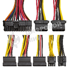 Блок питания ExeGate F500AS (EX292235RUS), 500Вт, 40мм, серебряный