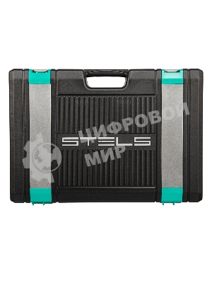 Набор инструментов STELS 141151/4'' 3/8'' 1/2'' cr-v s2 усиленный кейс 216 предм.