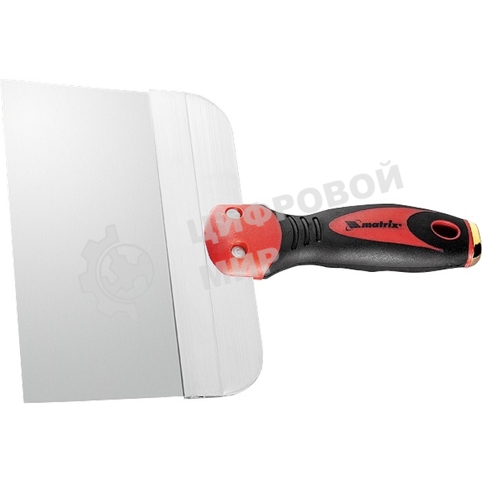Шпатель Matrix фасадный из нержавеющей стали, 300 мм, двухкомпонентная рукоятка, широкое полотно