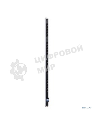 Вертикальный блок розеток Rem-16 с авт. 16А, 20 Shuko, 16A, алюм., 33-48U, колодка