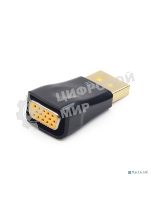 Переходник DisplayPort - VGA Cablexpert A-DPM-VGAF-01, 20M/15F, пакет