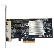 Сетевая карта SUNRICH TECHNOLOGY N-1060 1G Quad Port RJ45 PCIE Ethernet Adapter with Broadcom BCM5719 chipset