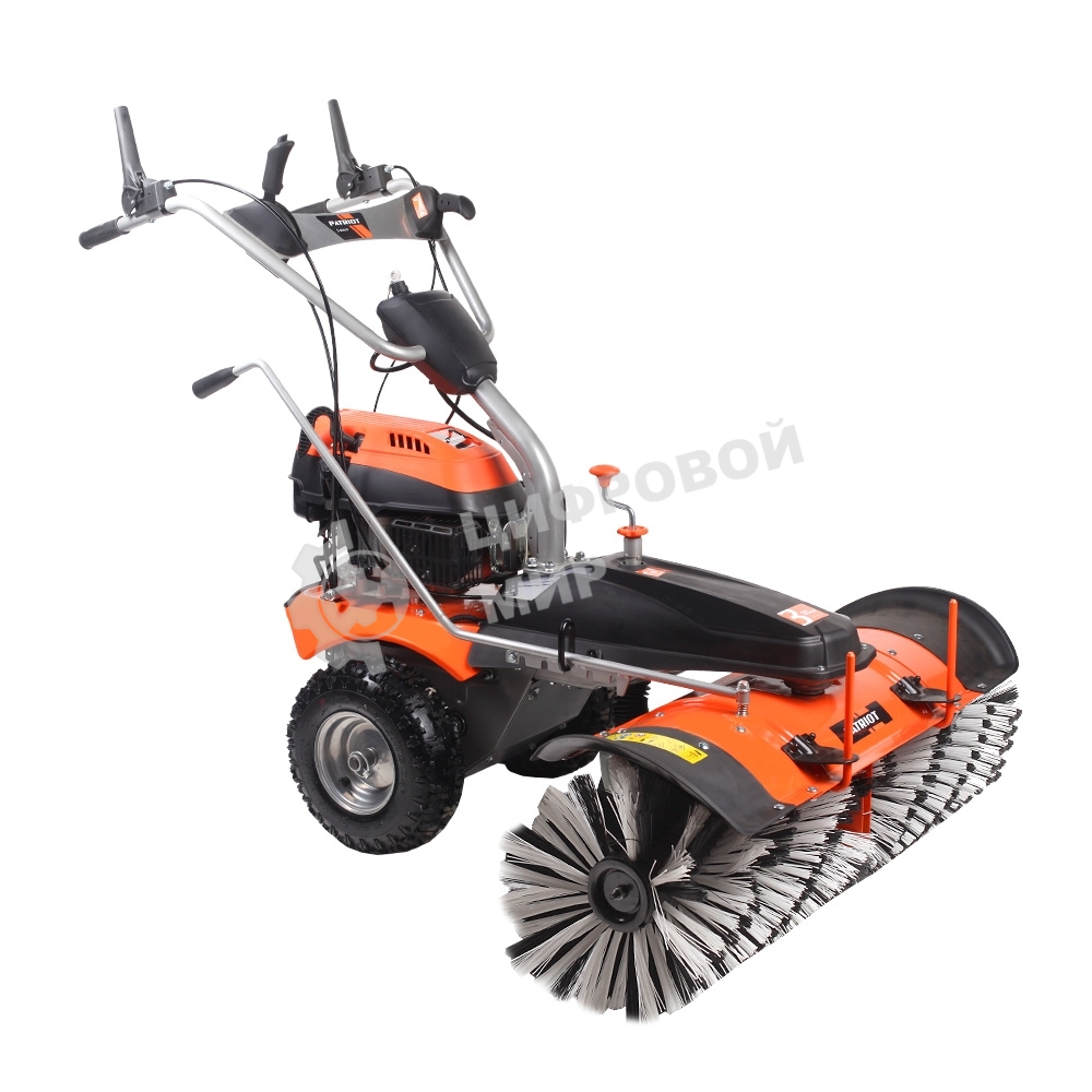 Подметальная машина PATRIOT S 610P 6лс 180-350об/мин шир.100см D35см ск.4+2 ручной/эл.стартер 79кг