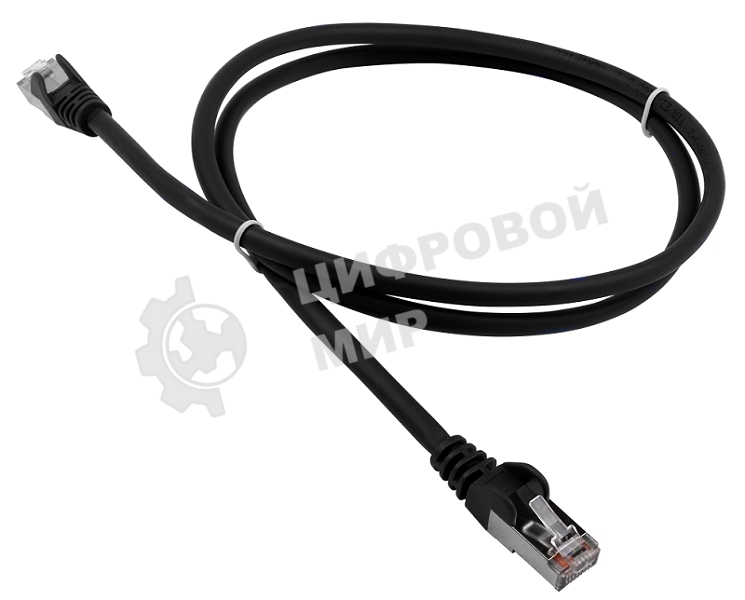 Патч-корд LANMASTER LSZH FTP cat.5e, 3.0 м, черный