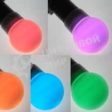 Лампа шар Neon-night e27 9 LED Ø50мм RGb