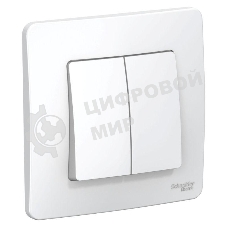 Выключатель 2-кл. СП Blanca (сх.5) 10А 250 В белый SchE BLNVS010501