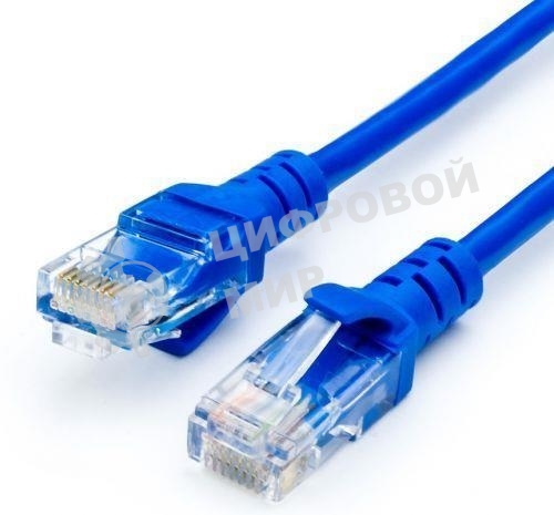 Кабель PATCH CAT5E UTP 2M BLUE ATCOM AT9161