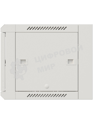 Шкаф коммутационный NTSS Премиум (NTSS-W15U6060GS) настенный 15U 600x600 мм пер. дв. стекл 60 кг серый IP20 сталь