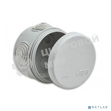 Рувинил 67025 Тусо.Коробка расп. для о/п, D = 80 мм, Н = 50 мм, 4 ввода, IP55 (св.-серая)