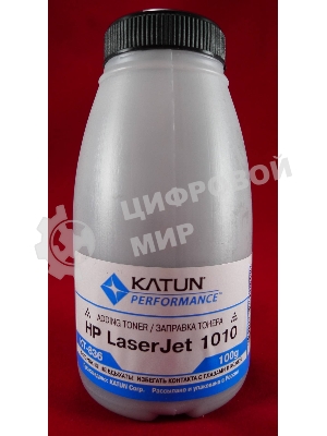 Тонер HP LJ 1010/1012/1015/1018/1020 (фл.100г.) Katun фас России