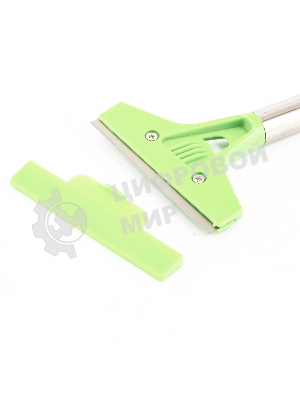 Скребок, фиксированное лезвие 100мм, металлич. обрезиненная ручка, 250 мм