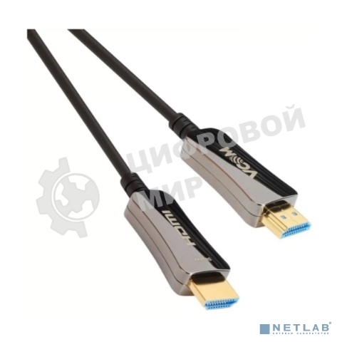 Активный оптический кабель HDMI 19M/M,ver. 2.0, 4K@60 Hz 15m VCOM D3742A-15M