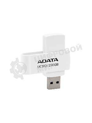 Флешка USB ADATA UC310 (UC310-256G-RWH), 256Gb, USB 3.2 Gen1, R/W 100/30, белый