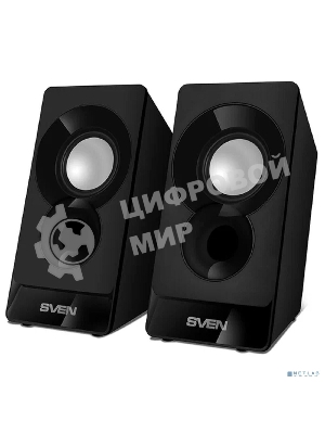 Акустическая система SVEN 300 2.0 черный 6Вт