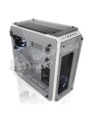 Компьютерный корпус Thermaltake View 71 TG Snow CA-1I7-00F6WN-00 White/Win/SPCC/Tempered Glass*4/Color Box/Riing 140мм White Fan*2