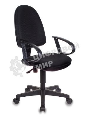 Кресло Бюрократ CH-300/BLACK черный, экокожа, 120 кг, механизм качания